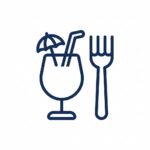 beach bars, restaurants